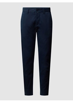 Spodnie o kroju shaped fit w jednolitym kolorze ze sklepu Peek&Cloppenburg  w kategorii Spodnie męskie - zdjęcie 168326293
