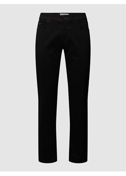 Spodnie z naszywką z logo model ‘Cadiz’ ze sklepu Peek&Cloppenburg  w kategorii Spodnie męskie - zdjęcie 168327103