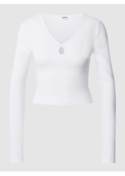 Bluzka z długim rękawem i wycięciem model ‘MAYA’ ze sklepu Peek&Cloppenburg  w kategorii Bluzki damskie - zdjęcie 168327113