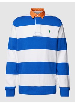 Bluzka o kroju classic fit z długim rękawem i wzorem w paski ze sklepu Peek&Cloppenburg  w kategorii T-shirty męskie - zdjęcie 168327250