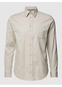 Koszula casualowa o kroju slim fit we wzory na całej powierzchni ze sklepu Peek&Cloppenburg  w kategorii Koszule męskie - zdjęcie 168327502