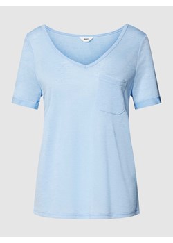 T-shirt z kieszenią na piersi model ‘TESSI’ ze sklepu Peek&Cloppenburg  w kategorii Bluzki damskie - zdjęcie 168327520