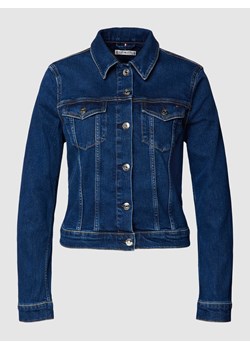 Kurtka jeansowa z wykładanym kołnierzem ze sklepu Peek&Cloppenburg  w kategorii Kurtki damskie - zdjęcie 168327524
