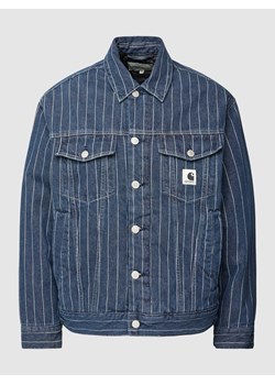 Kurtka jeansowa z ozdobnymi szwami model ‘ORLEAN’ ze sklepu Peek&Cloppenburg  w kategorii Kurtki damskie - zdjęcie 168327764