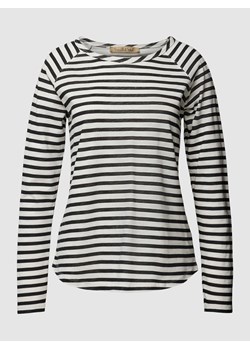 Bluzka z długim rękawem z wzorem w paski ze sklepu Peek&Cloppenburg  w kategorii Bluzki damskie - zdjęcie 168327990