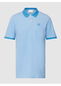 Koszulka polo z czystej bawełny ekologicznej z detalem z logo ze sklepu Peek&Cloppenburg  w kategorii T-shirty męskie - zdjęcie 168328043