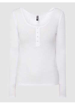 Koszulka serafino z dodatkiem streczu model ‘Kitte’ ze sklepu Peek&Cloppenburg  w kategorii Bluzki damskie - zdjęcie 168328303