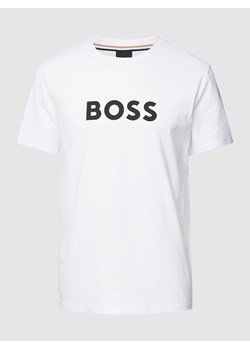 T-shirt z nadrukiem z logo model ‘Basic Logo’ ze sklepu Peek&Cloppenburg  w kategorii T-shirty męskie - zdjęcie 168328382