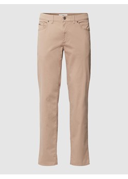Spodnie z naszywką z logo model ‘Cadiz’ ze sklepu Peek&Cloppenburg  w kategorii Spodnie męskie - zdjęcie 168328924