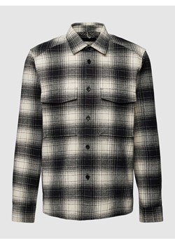 Kurtka koszulowa ze wzorem w szkocką kratę model ‘GUNRAY’ ze sklepu Peek&Cloppenburg  w kategorii Kurtki męskie - zdjęcie 168328954