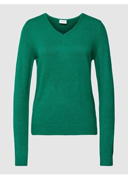 Sweter z dzianiny z prążkowanymi wykończeniami model ‘VIRIL’ ze sklepu Peek&Cloppenburg  w kategorii Swetry damskie - zdjęcie 168329111