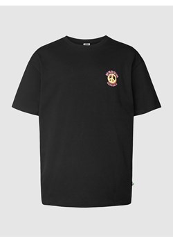 T-shirt z nadrukiem z logo model ‘Organic Big Peace Tee’ ze sklepu Peek&Cloppenburg  w kategorii T-shirty męskie - zdjęcie 168329400