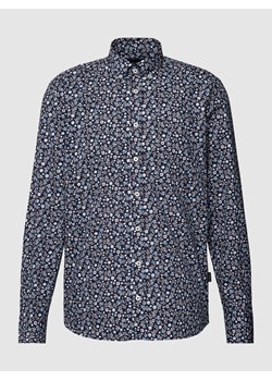 Koszula casualowa o kroju regular fit z kwiatowym wzorem na całej powierzchni ze sklepu Peek&Cloppenburg  w kategorii Koszule męskie - zdjęcie 168329462