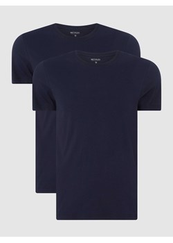 T-shirt z bawełny w zestawie 2 szt. ze sklepu Peek&Cloppenburg  w kategorii Podkoszulki męskie - zdjęcie 168330113
