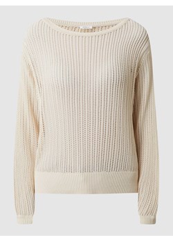 Sweter z mieszanki bawełny ze sklepu Peek&Cloppenburg  w kategorii Swetry damskie - zdjęcie 168330180
