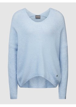 Sweter o kroju oversized z dzianiny z mieszanki wełny z alpaki model ‘THORA’ ze sklepu Peek&Cloppenburg  w kategorii Swetry damskie - zdjęcie 168330374