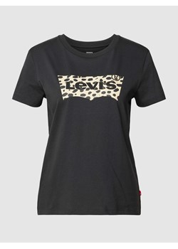 T-shirt z nadrukiem z logo ze sklepu Peek&Cloppenburg  w kategorii Bluzki damskie - zdjęcie 168330493