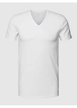 T-shirt z dekoltem w zaokrąglony serek ze sklepu Peek&Cloppenburg  w kategorii T-shirty męskie - zdjęcie 168330501