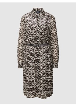 Sukienka koszulowa z wiskozy ze wzorem na całej powierzchni ze sklepu Peek&Cloppenburg  w kategorii Sukienki - zdjęcie 168330813