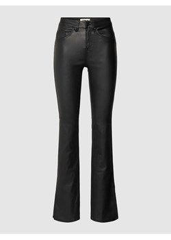 Spodnie o rozkloszowanym kroju w jednolitym kolorze model ‘FERN’ ze sklepu Peek&Cloppenburg  w kategorii Spodnie damskie - zdjęcie 168330874