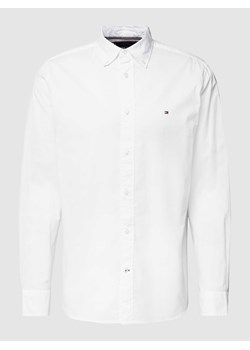Koszula casualowa z wyhaftowanym logo model ‘CORE FLEX POPLIN’ ze sklepu Peek&Cloppenburg  w kategorii Koszule męskie - zdjęcie 168331202