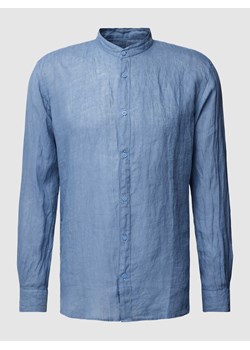 Koszula casualowa z lnu ze stójką ze sklepu Peek&Cloppenburg  w kategorii Koszule męskie - zdjęcie 168331401