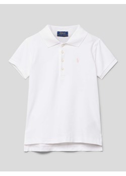 Koszulka polo z wyhaftowanym logo ze sklepu Peek&Cloppenburg  w kategorii Bluzki dziewczęce - zdjęcie 168331724