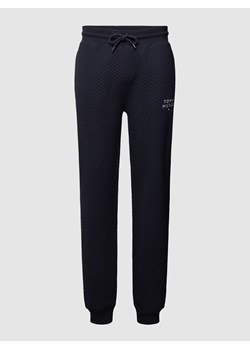 Spodnie dresowe z fakturowanym wzorem model ‘ORIGINAL’ ze sklepu Peek&Cloppenburg  w kategorii Spodnie męskie - zdjęcie 168332130
