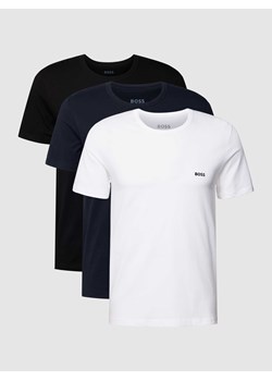 T-shirt z wyhaftowanym logo,w zestawie 3 szt.,model ‘Classic’ ze sklepu Peek&Cloppenburg  w kategorii T-shirty męskie - zdjęcie 168332143