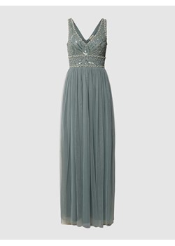 Sukienka wieczorowa z talią ze sklepu Peek&Cloppenburg  w kategorii Sukienki - zdjęcie 168332171