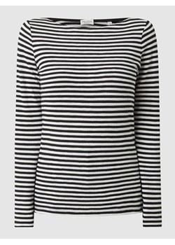 Bluzka z długim rękawem z bawełny ekologicznej ze sklepu Peek&Cloppenburg  w kategorii Bluzki damskie - zdjęcie 168332243
