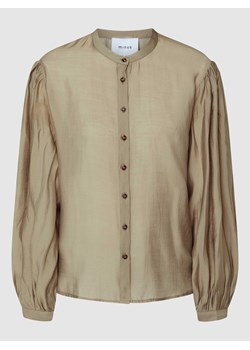 Bluzka z mieszanki lyocellu model ‘Frilla’ ze sklepu Peek&Cloppenburg  w kategorii Koszule damskie - zdjęcie 168332520