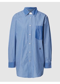 Bluzka koszulowa ze wzorem w paski ze sklepu Peek&Cloppenburg  w kategorii Koszule damskie - zdjęcie 168332534