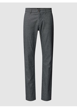 Chinosy o kroju slim fit ze wzorem w pepitkę ze sklepu Peek&Cloppenburg  w kategorii Spodnie męskie - zdjęcie 168333073