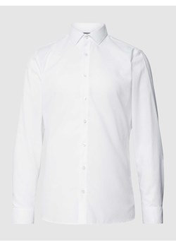Koszula biznesowa o kroju slim fit z diagonalu ze sklepu Peek&Cloppenburg  w kategorii Koszule męskie - zdjęcie 168333483
