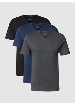 T-shirt z dekoltem w serek w zestawie 3 szt. model ‘Classic’ ze sklepu Peek&Cloppenburg  w kategorii T-shirty męskie - zdjęcie 168333871
