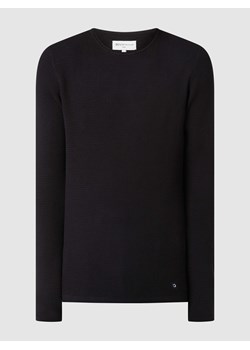 Sweter z bawełny ze sklepu Peek&Cloppenburg  w kategorii Swetry męskie - zdjęcie 168335194