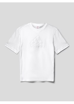 T-shirt z detalem z logo ze sklepu Peek&Cloppenburg  w kategorii T-shirty chłopięce - zdjęcie 168335382