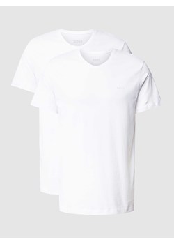 T-shirt z dekoltem w serek w zestawie 3 szt. model ‘ComfortS’ ze sklepu Peek&Cloppenburg  w kategorii Podkoszulki męskie - zdjęcie 168335434