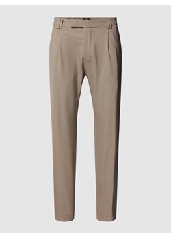 Spodnie zapinane na haftkę i zamek błyskawiczny model ‘CISANDO’ ze sklepu Peek&Cloppenburg  w kategorii Spodnie męskie - zdjęcie 168335452