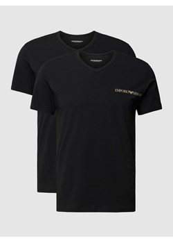 T-shirt z nadrukiem z logo w zestawie 2 szt. ze sklepu Peek&Cloppenburg  w kategorii Podkoszulki męskie - zdjęcie 168335673
