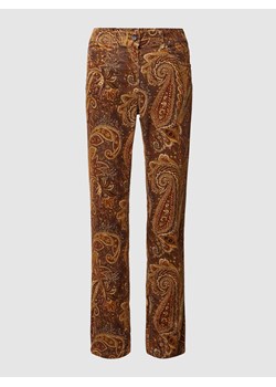 Spodnie ze wzorem paisley model ‘CORA’ ze sklepu Peek&Cloppenburg  w kategorii Spodnie damskie - zdjęcie 168335691
