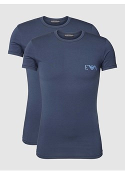 T-shirt z nadrukiem z logo ze sklepu Peek&Cloppenburg  w kategorii Podkoszulki męskie - zdjęcie 168335932