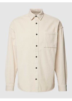 Koszula sztruksowa z kieszenią na piersi ze sklepu Peek&Cloppenburg  w kategorii Koszule męskie - zdjęcie 168336430