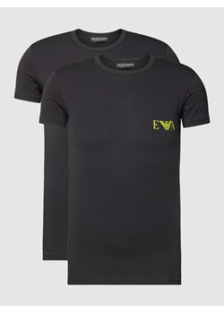 T-shirt z nadrukiem z logo ze sklepu Peek&Cloppenburg  w kategorii Podkoszulki męskie - zdjęcie 168337131