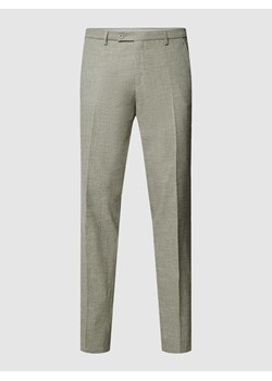 Spodnie do garnituru o kroju slim fit z efektem melanżowym model ‘Paco’ ze sklepu Peek&Cloppenburg  w kategorii Spodnie męskie - zdjęcie 168337220