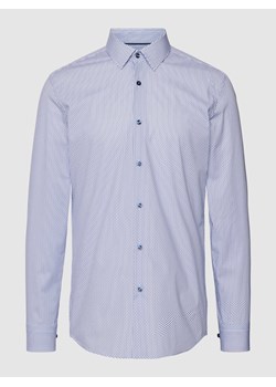 Koszula biznesowa o kroju slim fit ze wzorem na całej powierzchni ze sklepu Peek&Cloppenburg  w kategorii Koszule męskie - zdjęcie 168337351