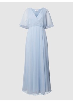 Długa sukienka z wiskozy z dekoltem w serek model ‘RILLA’ ze sklepu Peek&Cloppenburg  w kategorii Sukienki - zdjęcie 168337403