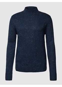 Sweter z dzianiny ze stójką model ‘NOLAN’ ze sklepu Peek&Cloppenburg  w kategorii Swetry męskie - zdjęcie 168337631