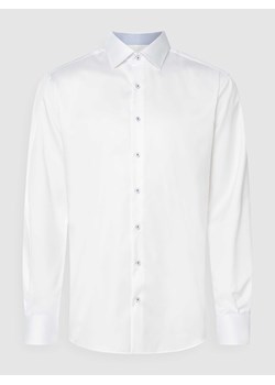 Koszula biznesowa o kroju regular fit z diagonalu ze sklepu Peek&Cloppenburg  w kategorii Koszule męskie - zdjęcie 168337693